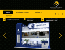 Tablet Screenshot of espacios-creativos.com.mx